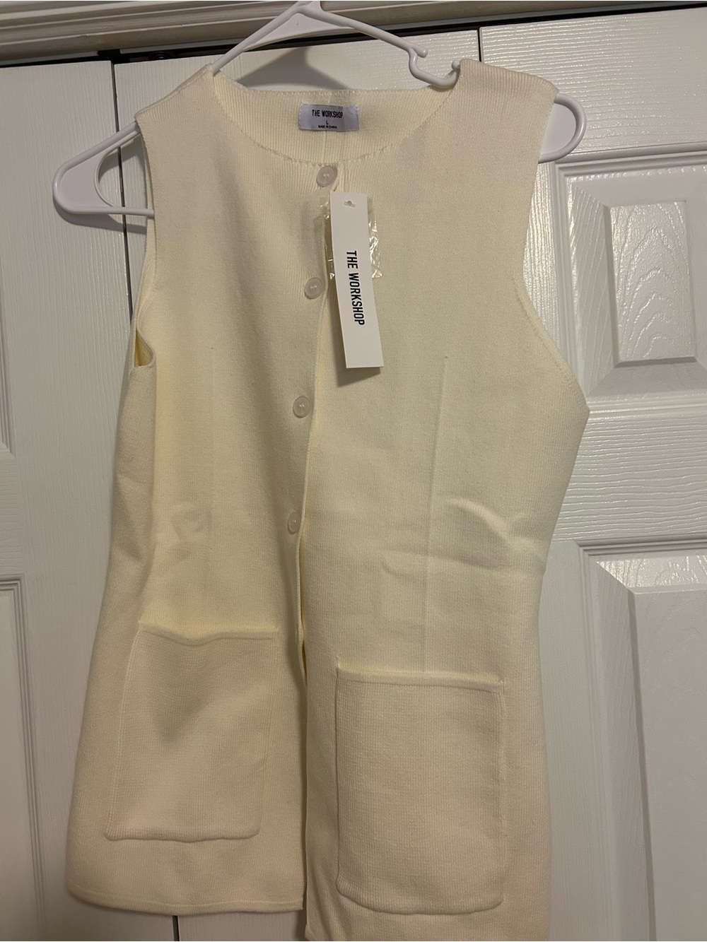 The Workshop Button Up Vest/Cardigan